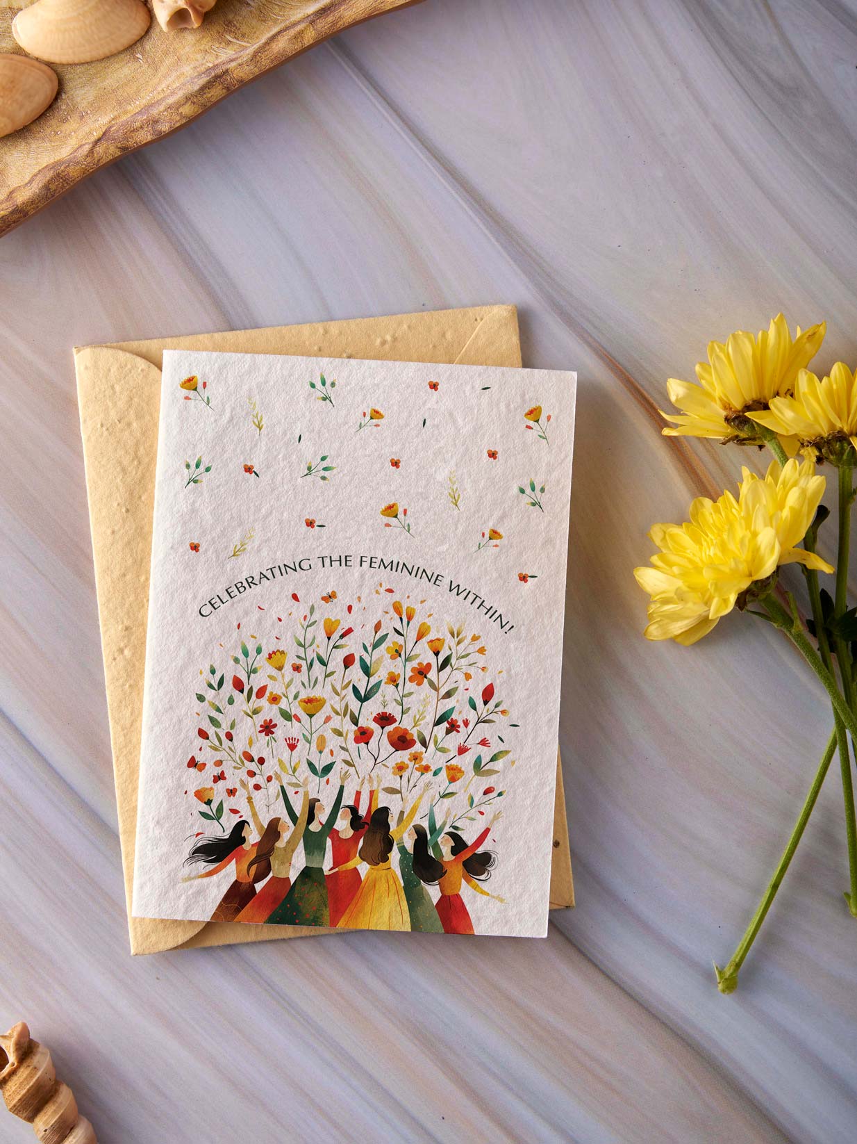 Being Woman | Plantable Greeting Card
