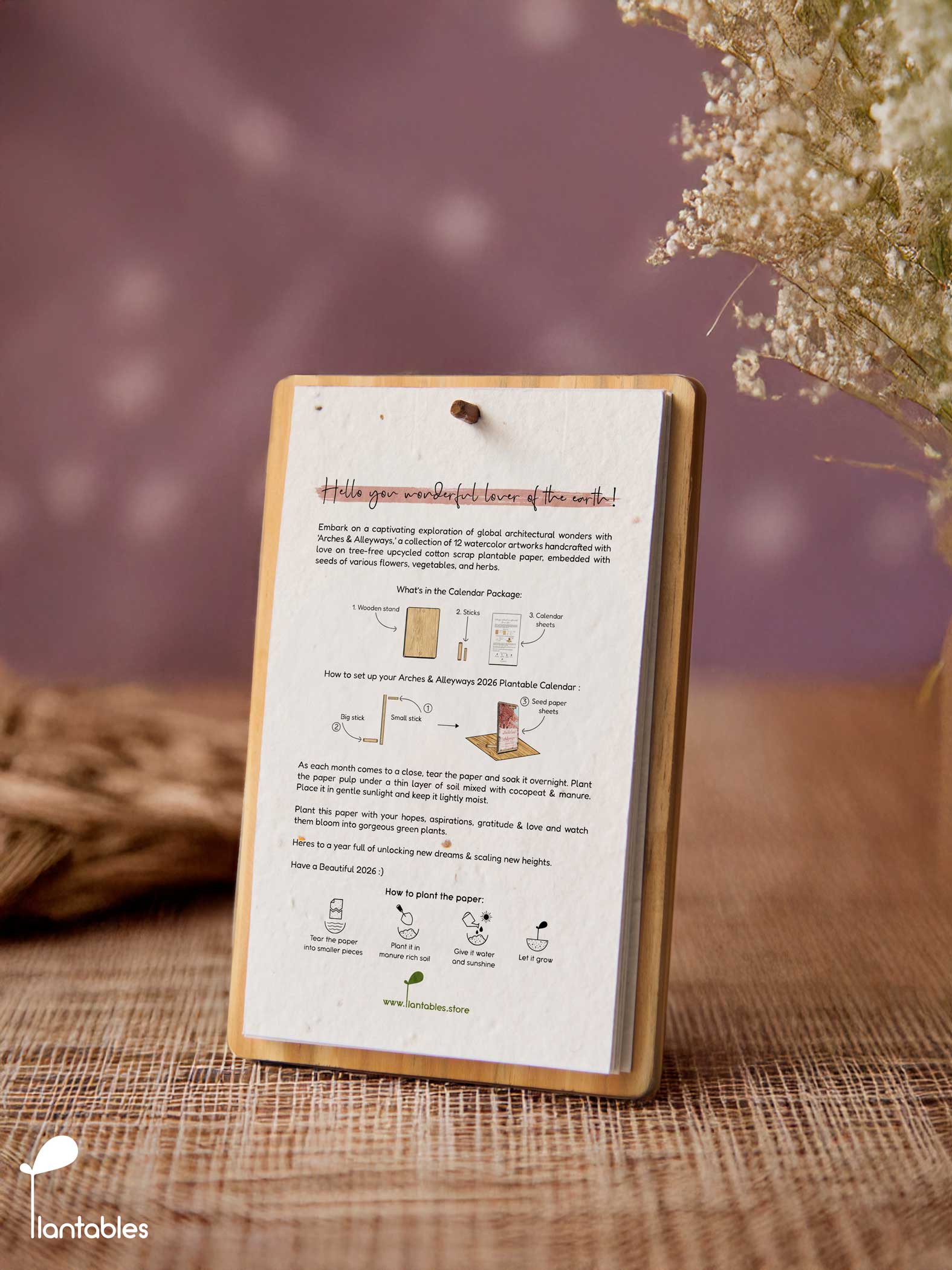 Arches & Alleyways Calendar 2026