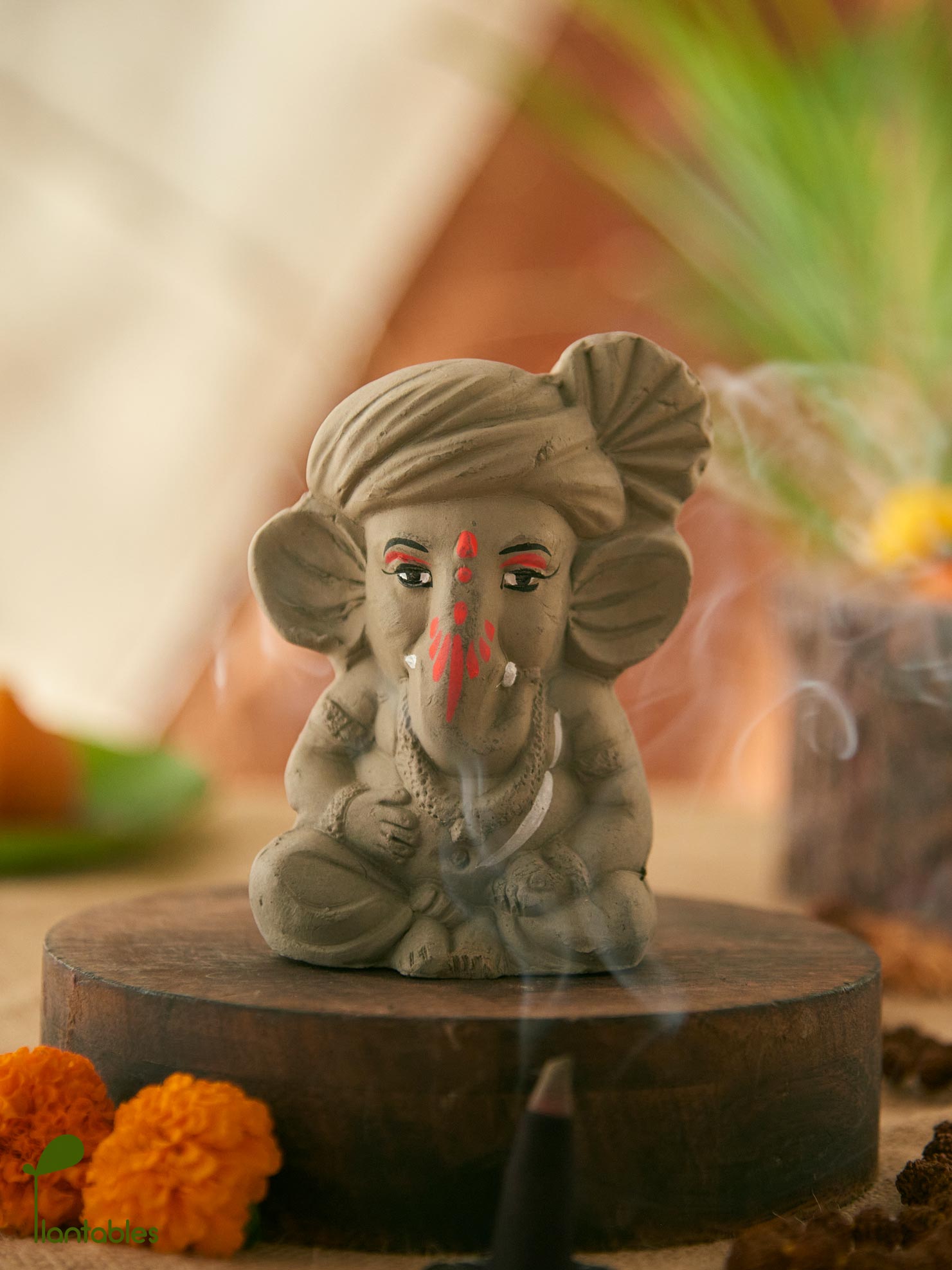 Balagnapati: The Eternal Child of Eco-Consciousness | Plantable Ganesha | 4 inches