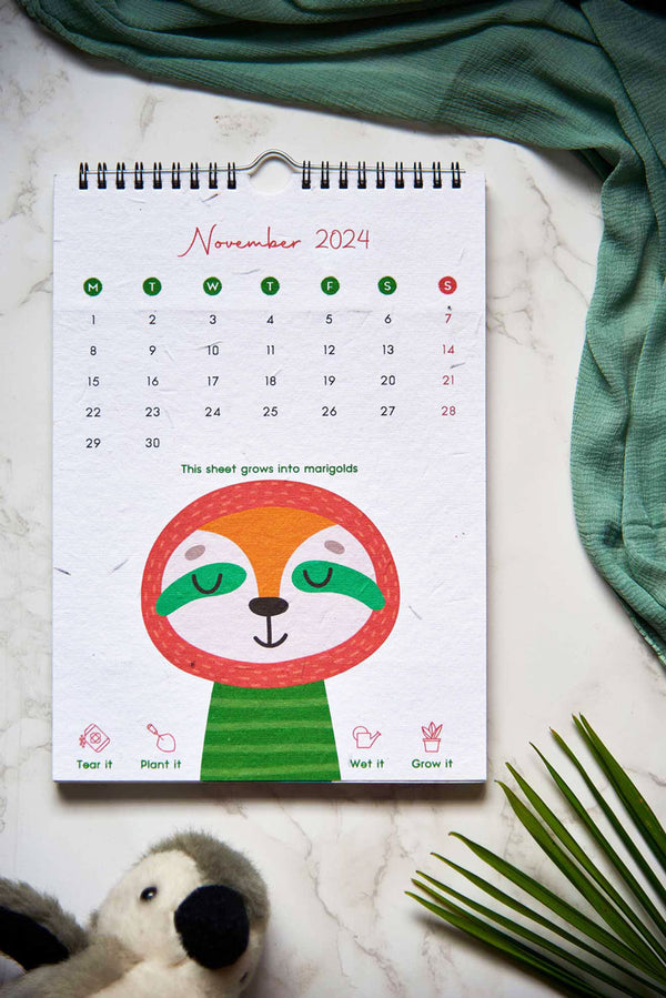 Welcome to the Jungle | A Kids Wall Calendar for 2025