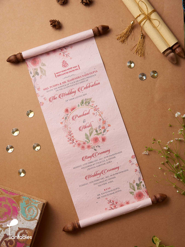 Dusty Rose Scroll