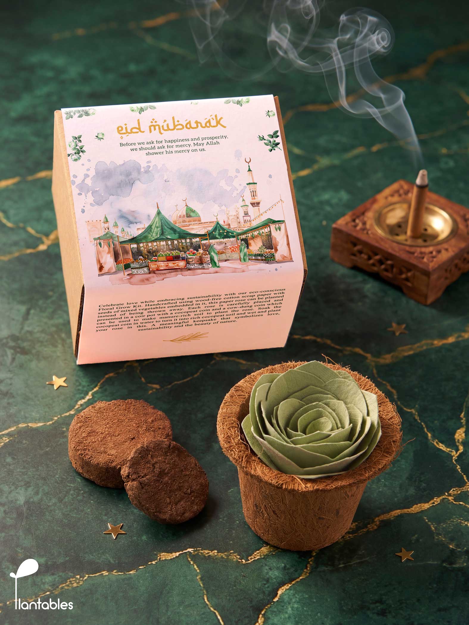 Eid Green Rose Grow Kit