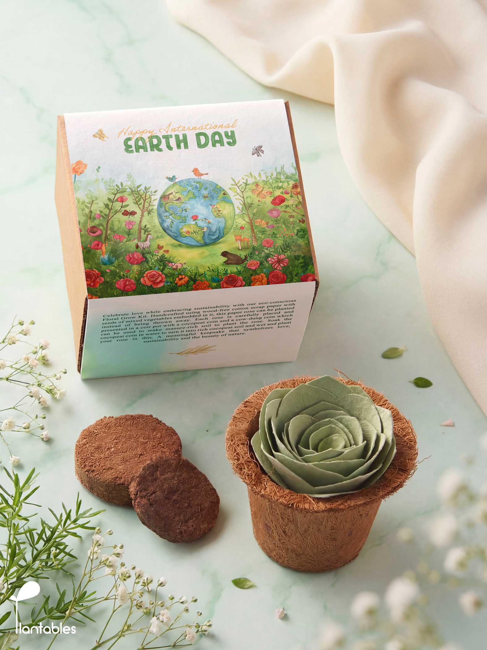 Earth Day Green Rose Grow Kit