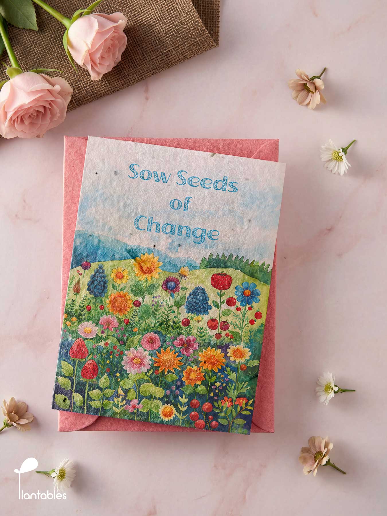 Sow Seeds of Change Earth Day Greeting Card