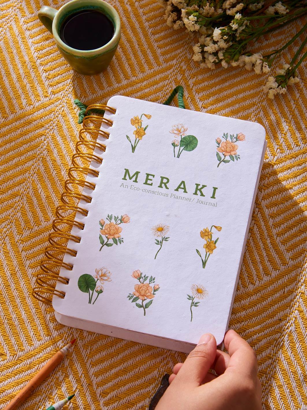Meraki Eco-Conscious Undated Planner/Journal - Plantables