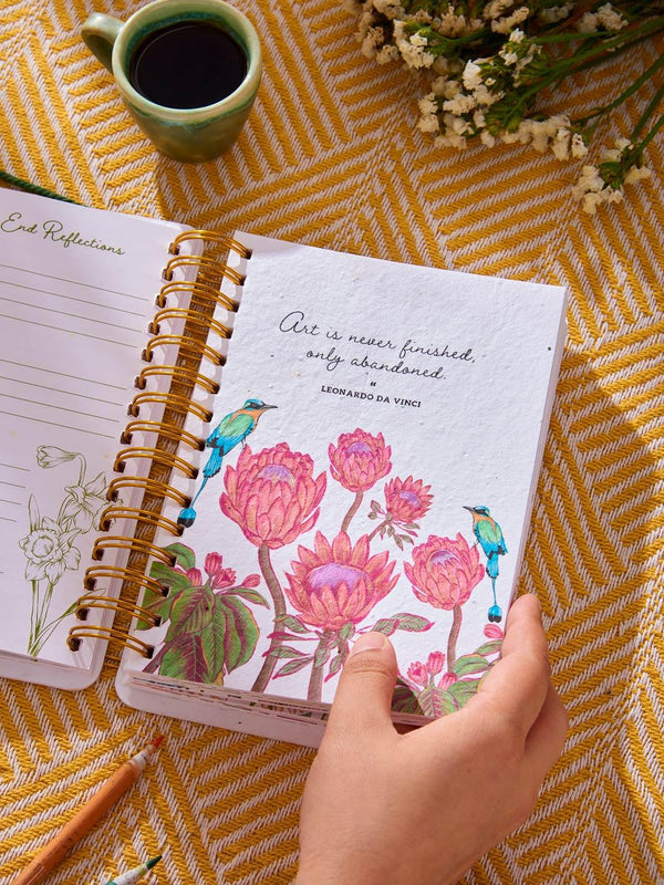 Meraki Eco-Conscious Undated Planner/Journal - Plantables