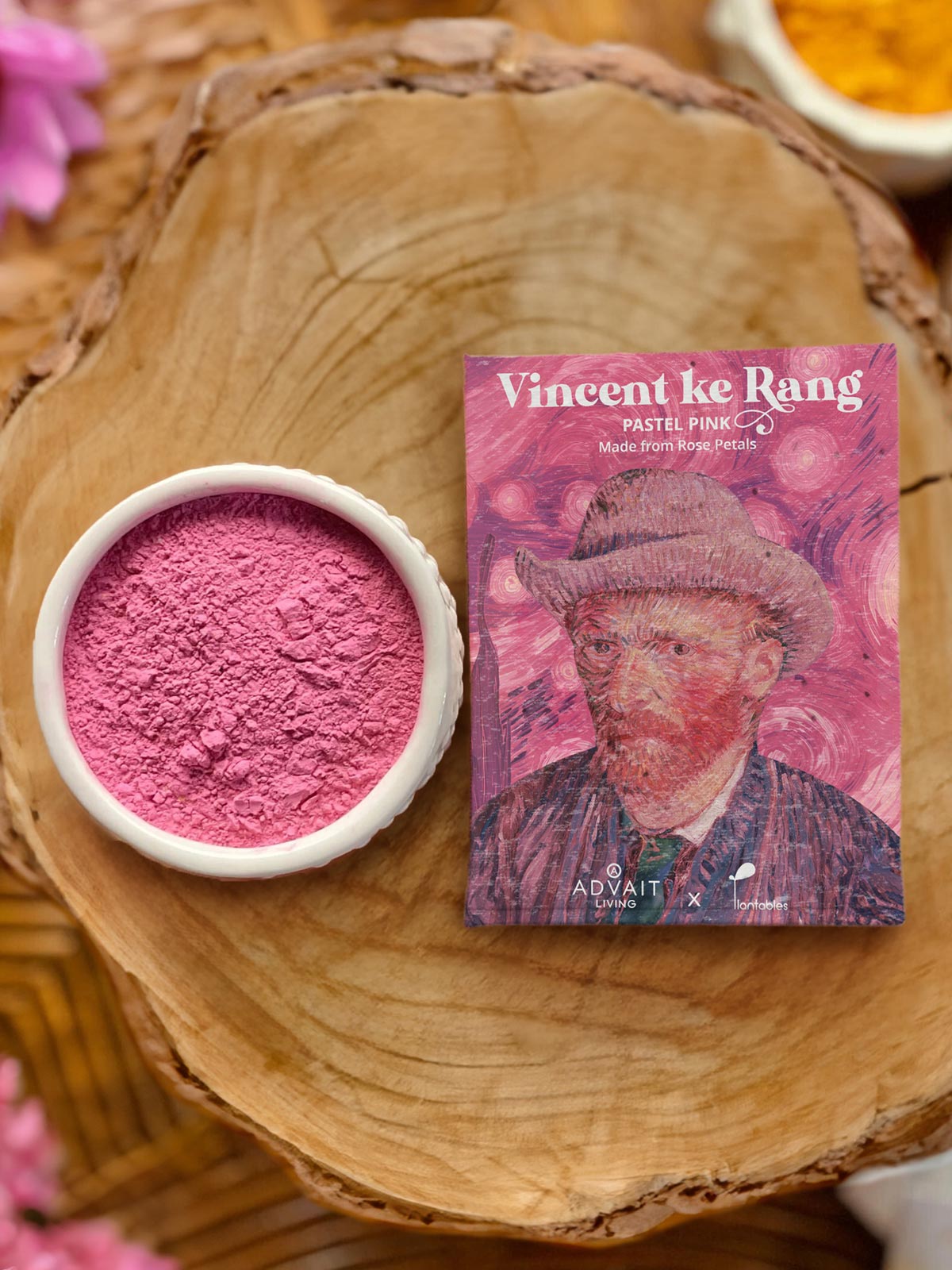 Vincent ke Rang | Holi Art Kit | Organic Gulals & Plantable Postcards