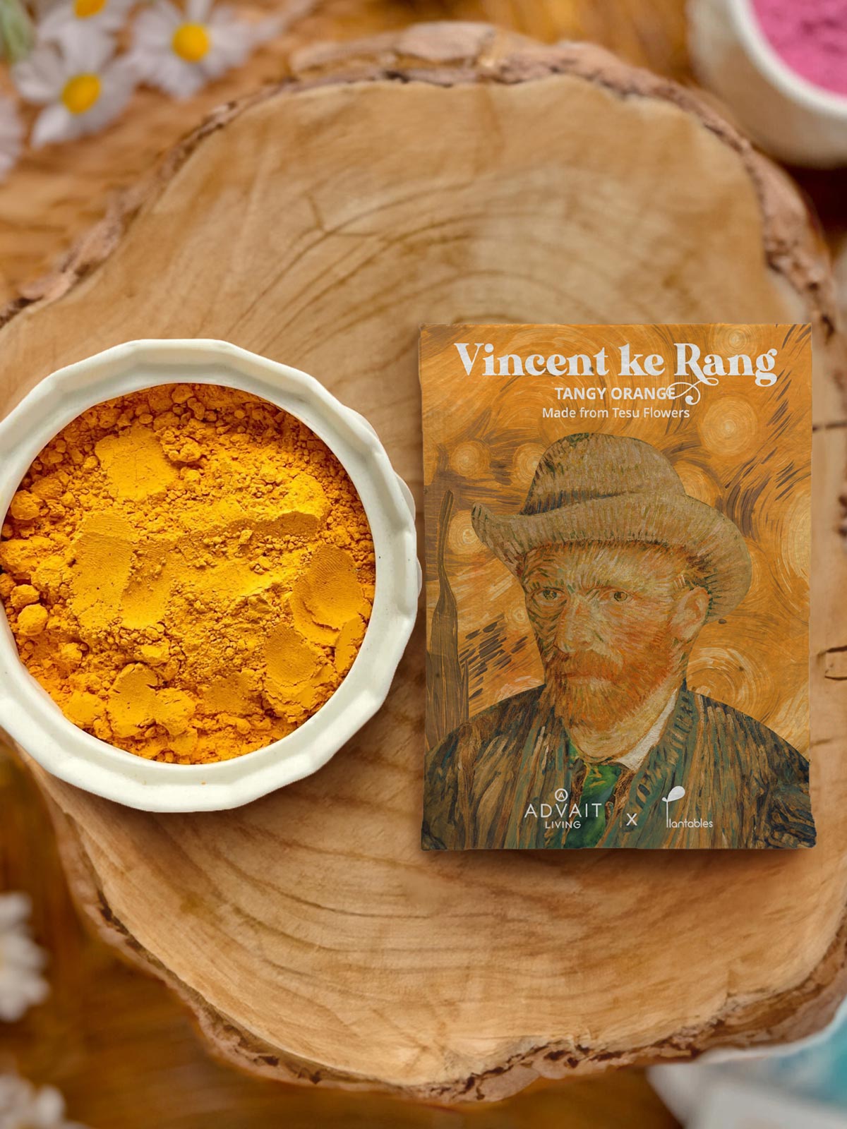 Vincent ke Rang | Holi Art Kit | Organic Gulals & Plantable Postcards