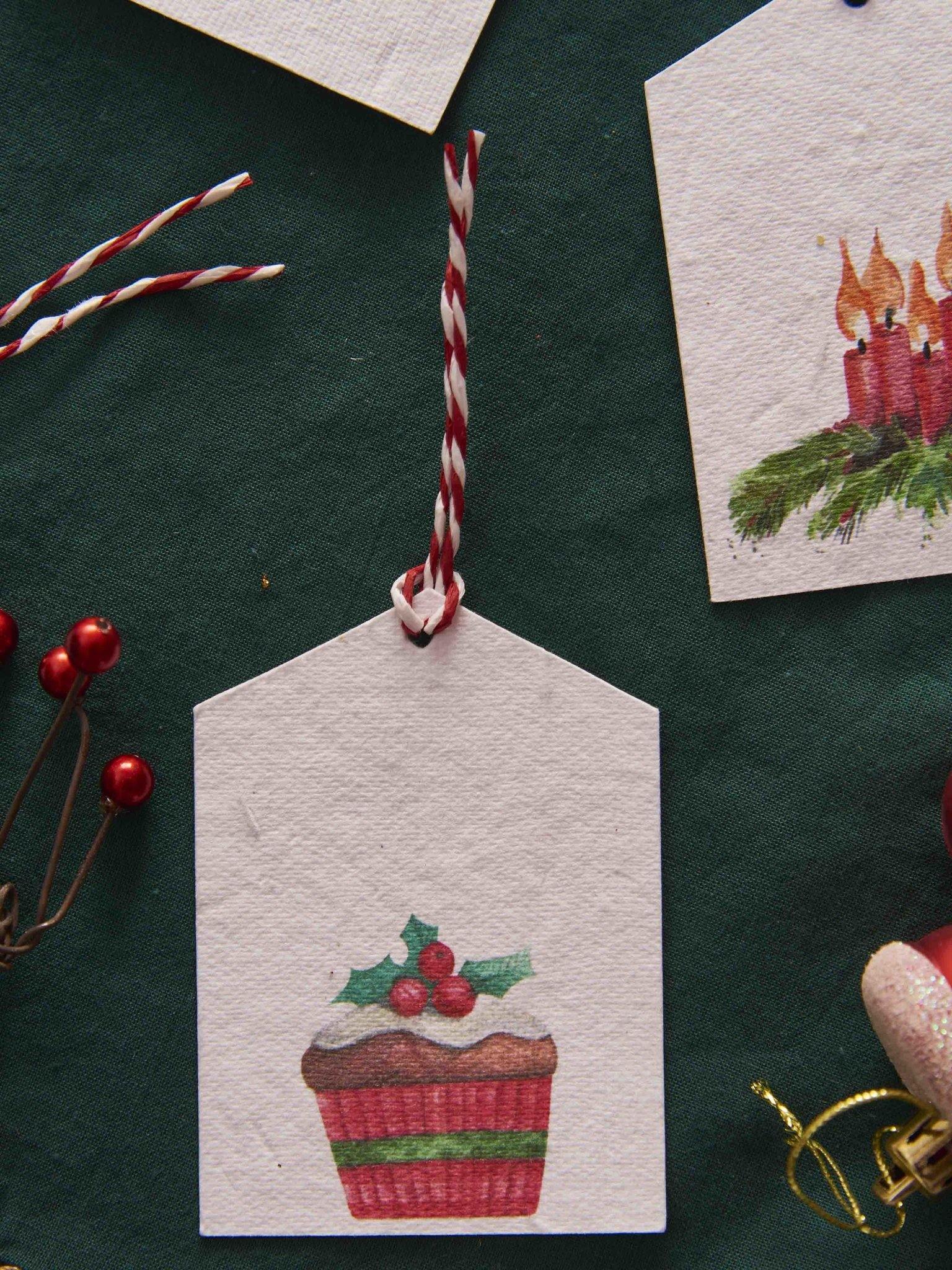 Christmas and New Year Themed Gift Tags (Set of 8) - Plantables