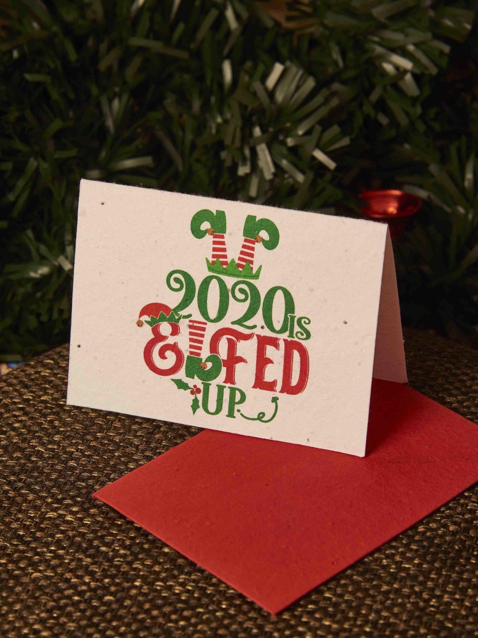 Covid Christmas & New Year Greetings (Set of 6 Cards) - Plantables