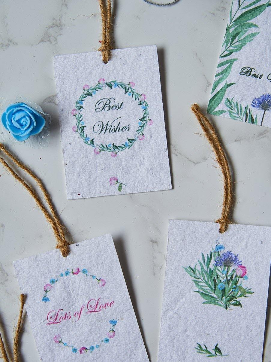 Wild Bloom Gift Tags (Set of 8) - Plantables